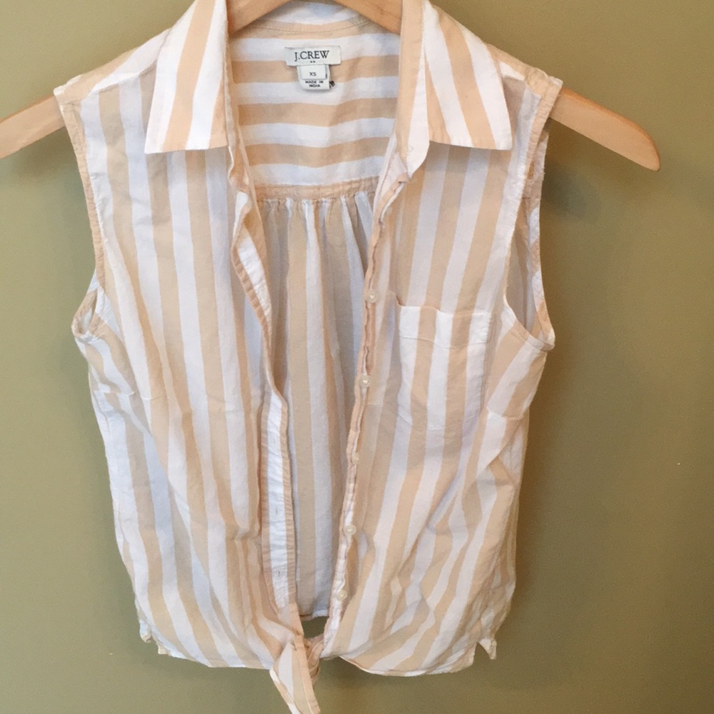 J. Crew Front-Tie Tank